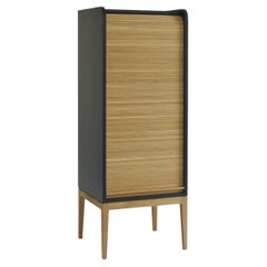 Armadietto medio Tapparelle, Blu/Grigio di Colé Italia