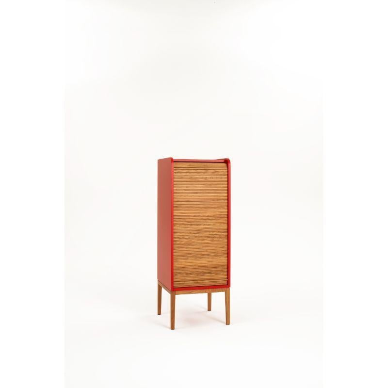 Tapparelle Medium Cabinet, Cherry Red by Colé Italia For Sale 2