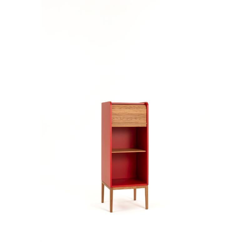 Tapparelle Medium Cabinet, Cherry Red by Colé Italia In New Condition For Sale In Geneve, CH