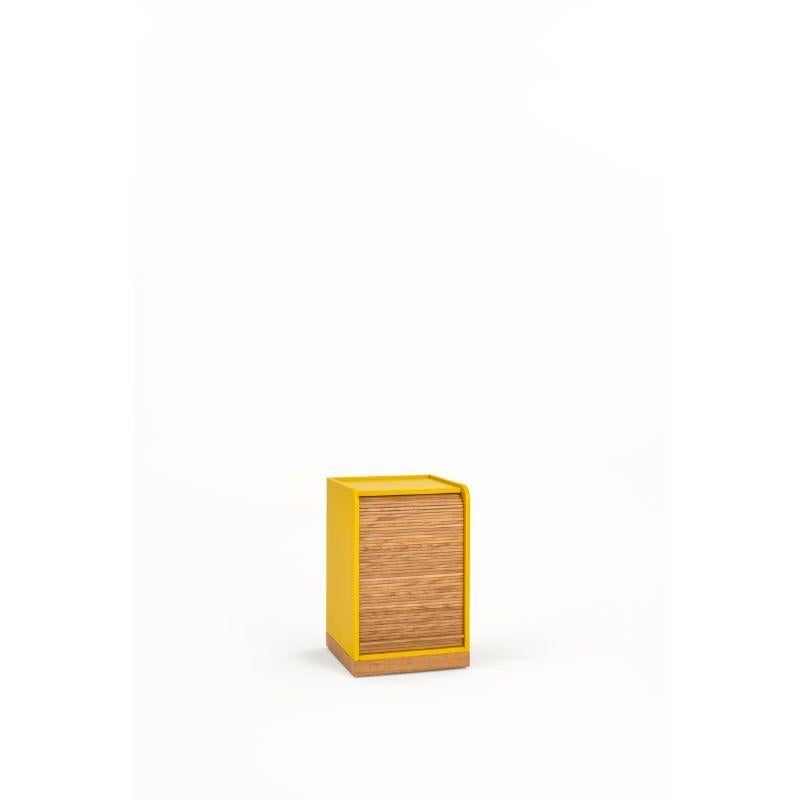 Tapparelle Medium Cabinet, Mustard Yellow by Colé Italia For Sale 3