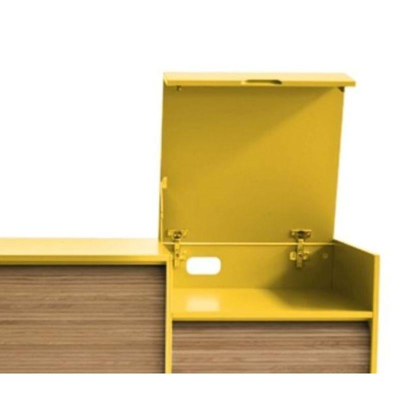 mustard yellow sideboard