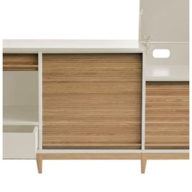 Other Tapparelle Sideboard, Sand White by Colé Italia For Sale