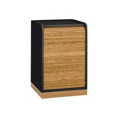 Tapparelle Wheels Cabinet, Black by Colé Italia