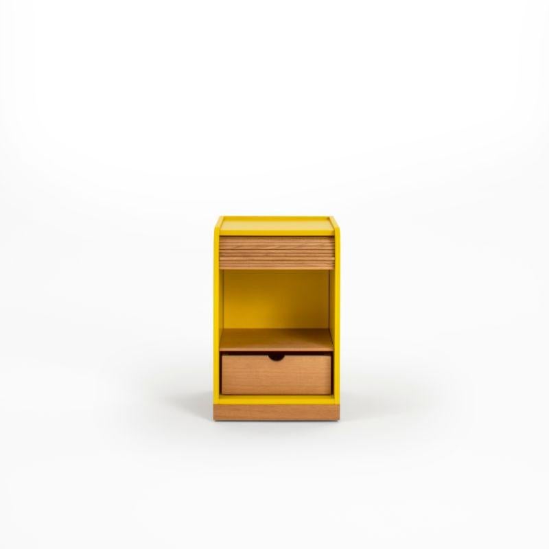 Other Tapparelle Wheels Cabinet, Mustard Yellow by Colé Italia