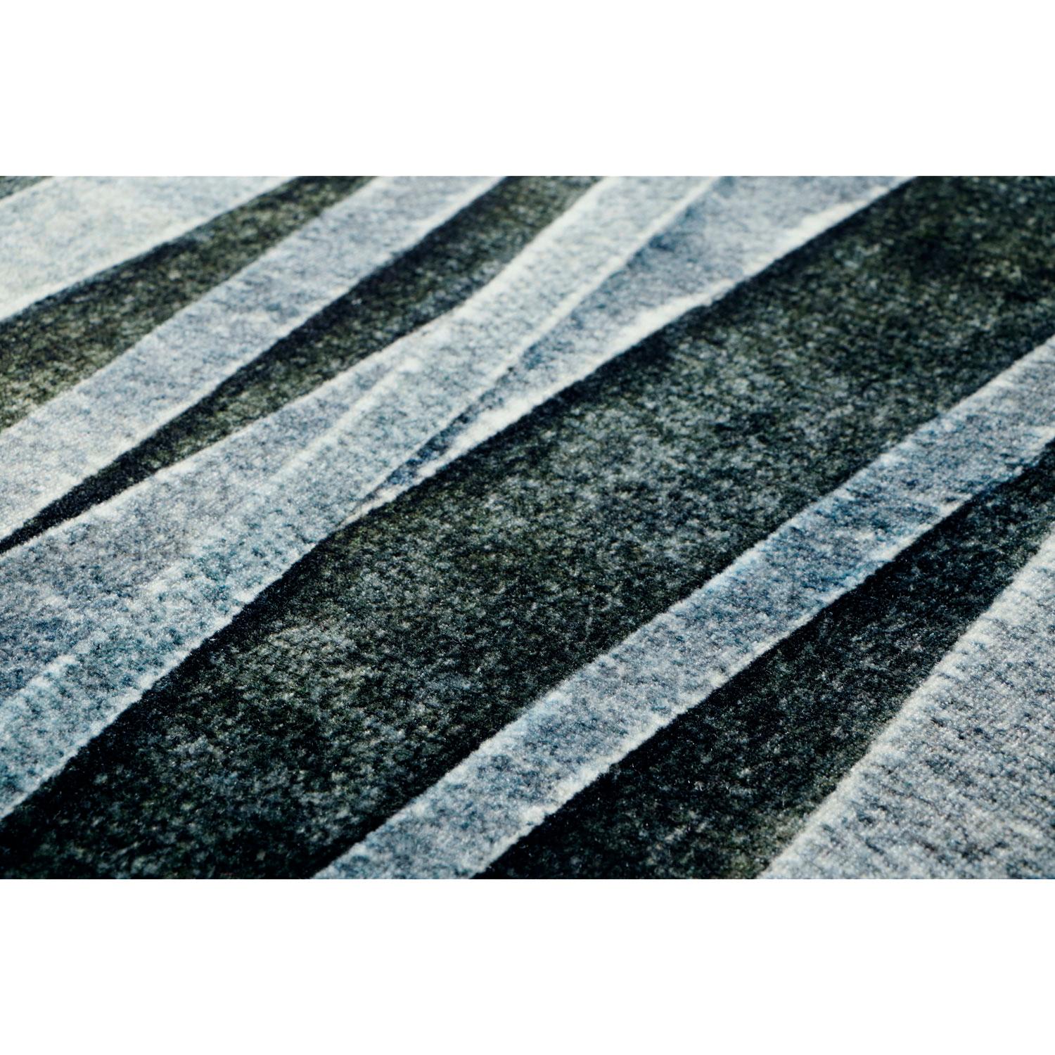 Tappeto a righe Design Contemporaneo Italiano di Deanna Comellini 190x200 cm In condizioni Nuovo in vendita a Bologna, IT