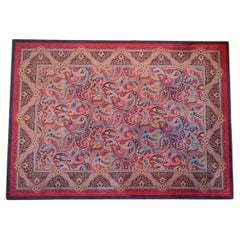 1970s pure wool rug Belgium - Louis de Poortere