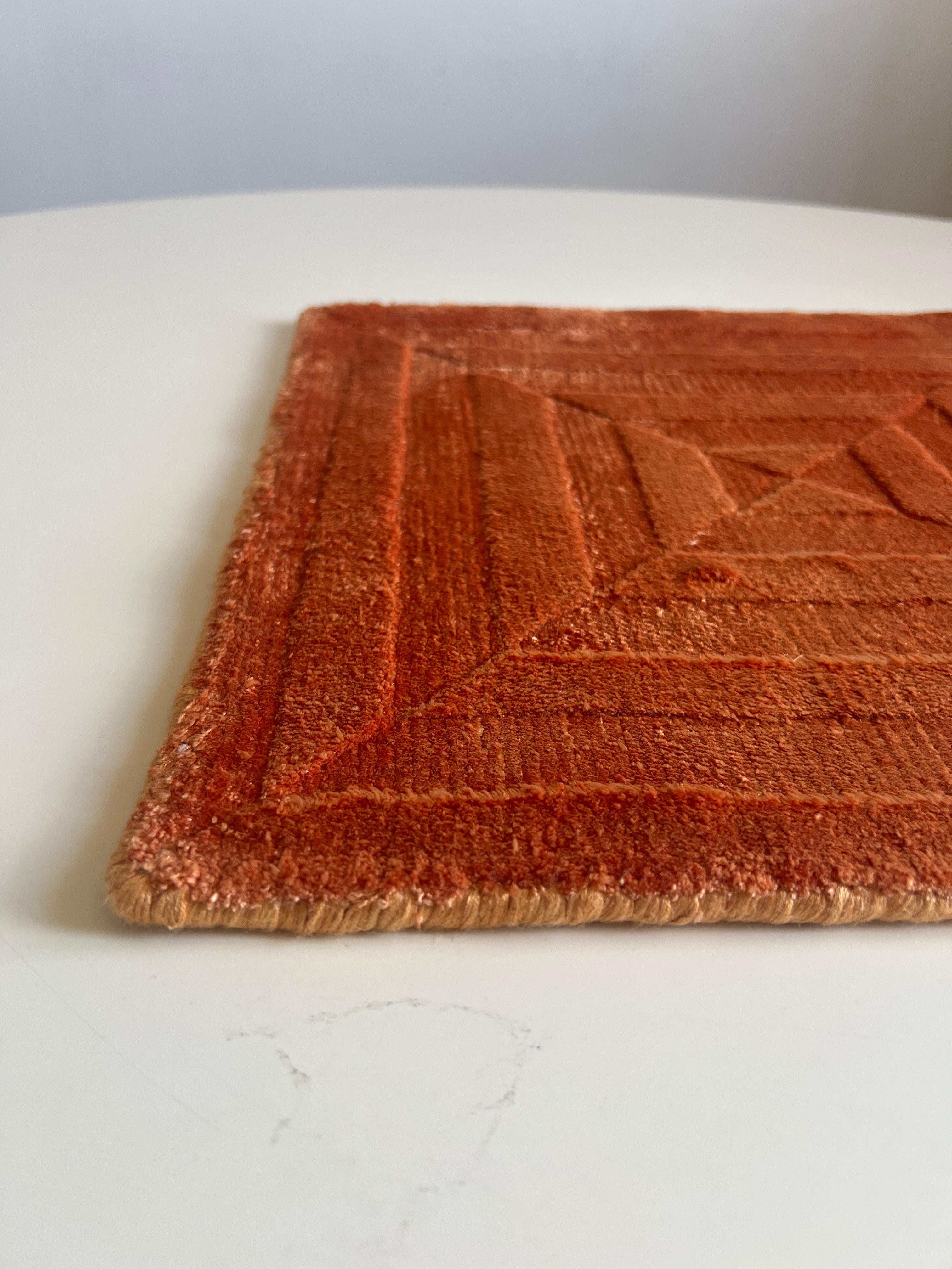 Moderne Tapis noué à la main personnalisable en vente