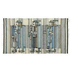 Cepelia tapis en laine tissé à la main/arazzo (Pologne) 1970
