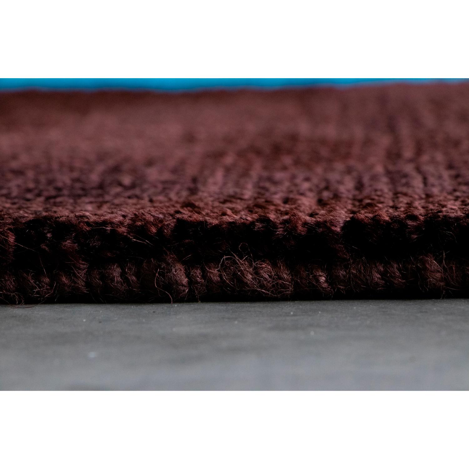 Indien Tapipeto marron turchese artigianale pezzo unico par Deanna Comellini 170x240 cm en vente