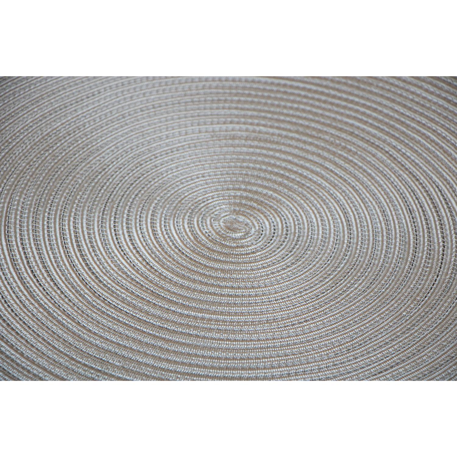 Modern Tappeto Beige Resistente per Interni ed Esterni di Deanna Comellini Ø 250 cm For Sale