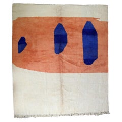 Tapis berbère Vintage Design marocain Tapis en laine multicolore Naturel