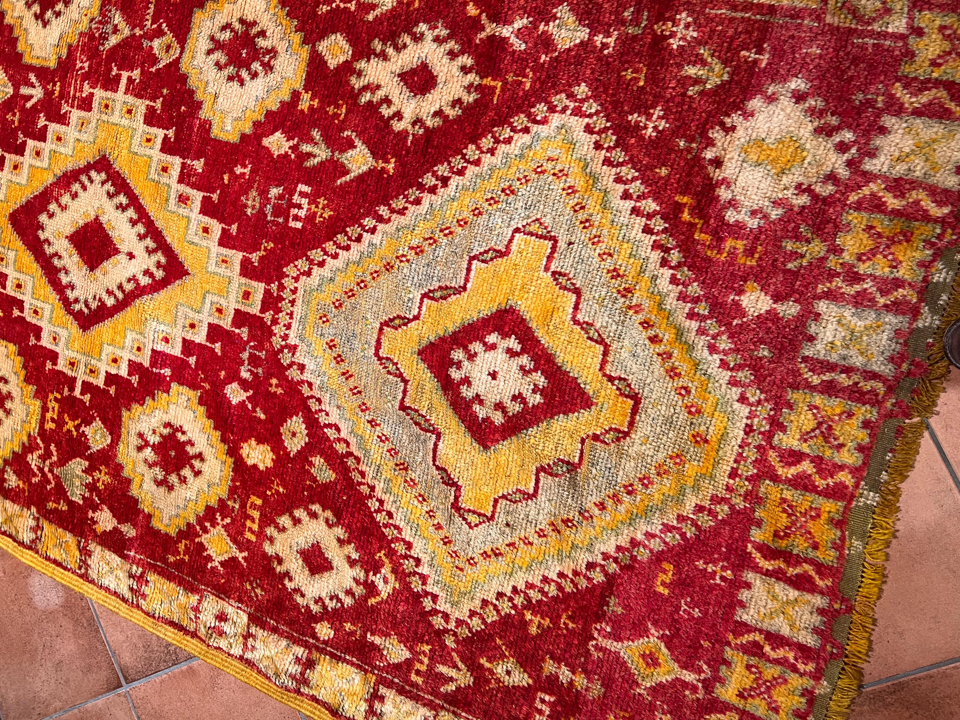 Tribal Berber carpet of old manufacture 