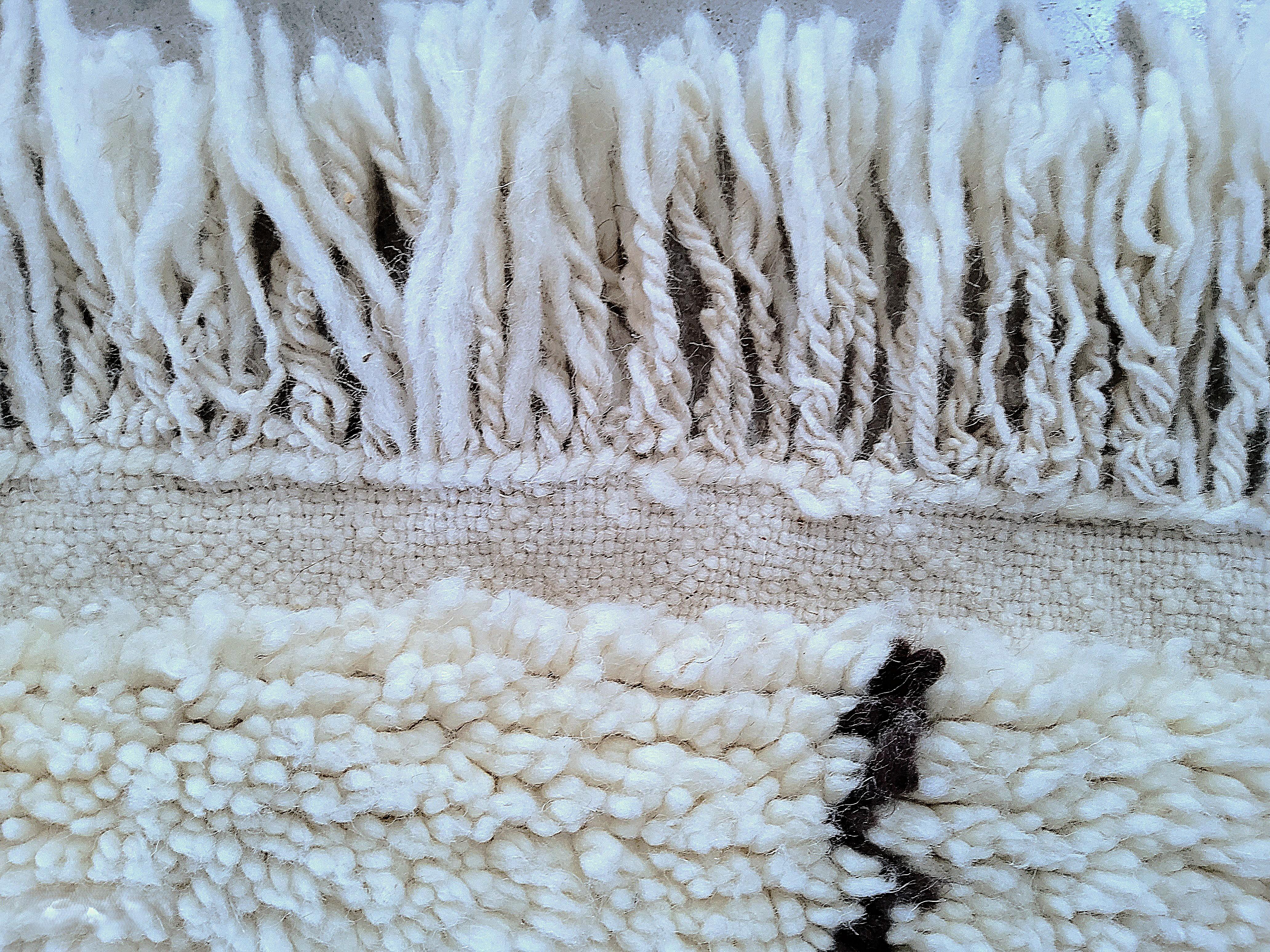 Tappeto Berbero Design  Marocco, anni '90  Lana Naturale  310×225 cm in vendita 4