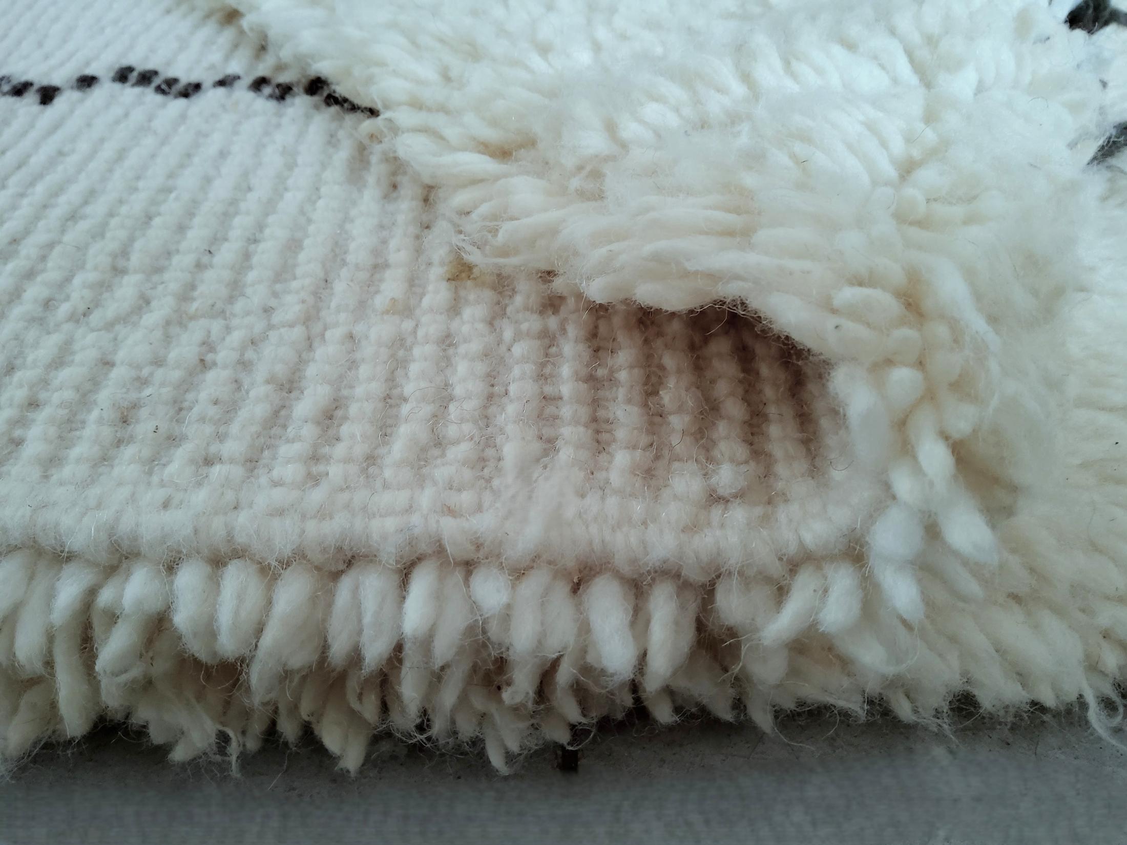 Tappeto Berbero Design  Marocco, anni '90  Lana Naturale  310×225 cm in vendita 5