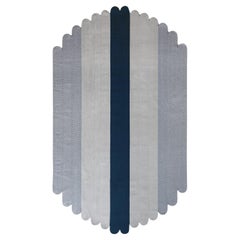 Tapipeto Blu Filato Tecnico Resistente Outdoor Indoor Deanna Comellini 285x485cm