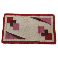Cogolin art deco rug   hand-knotted in wool, France