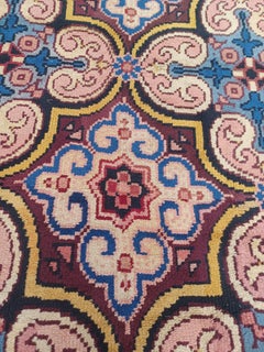 Cogolin carpet France 20th cent. Vintage hand-knotted wool