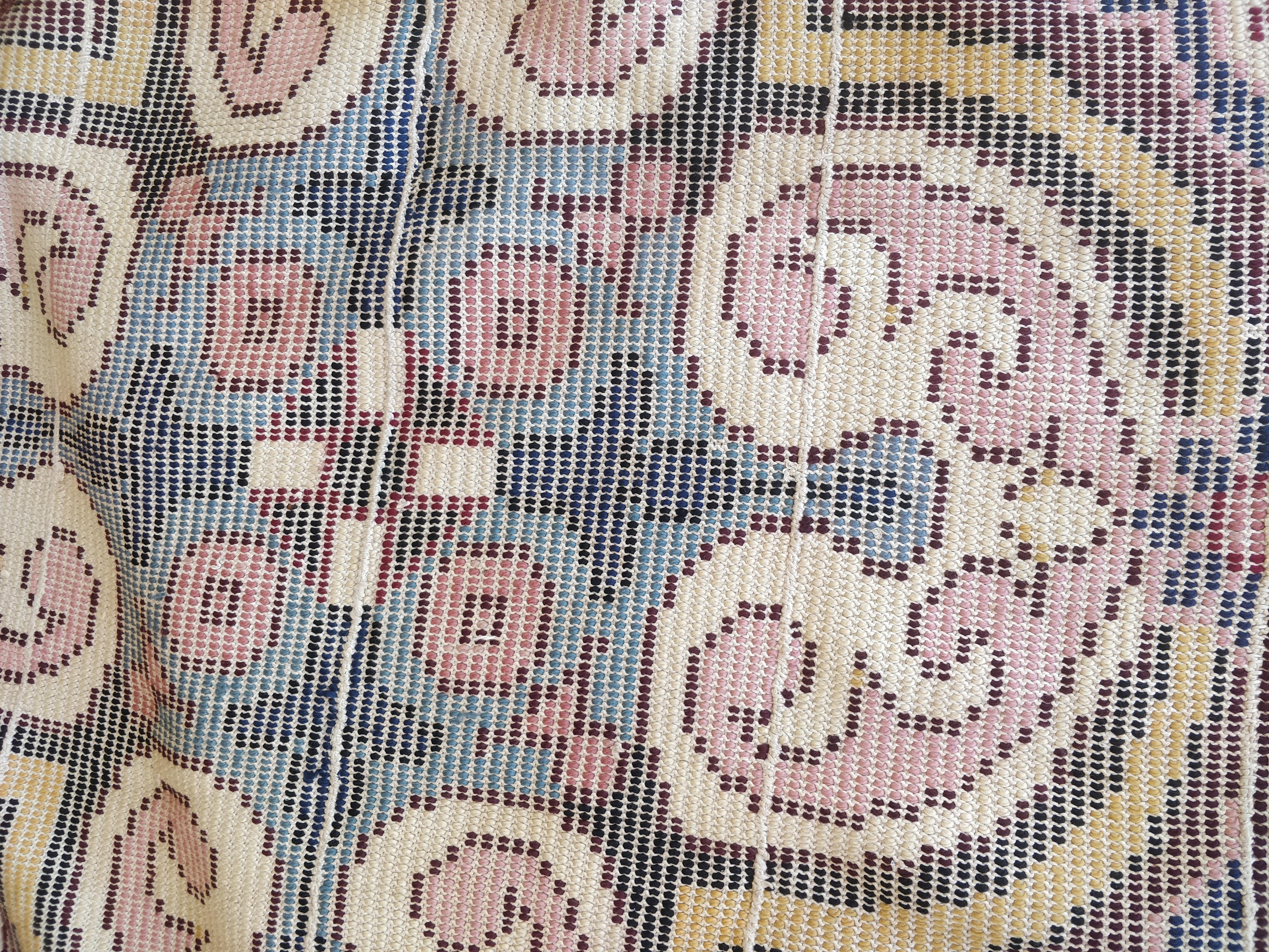 Alfombra Cogolin Francia s. XX Lana anudada a mano de época en venta 2