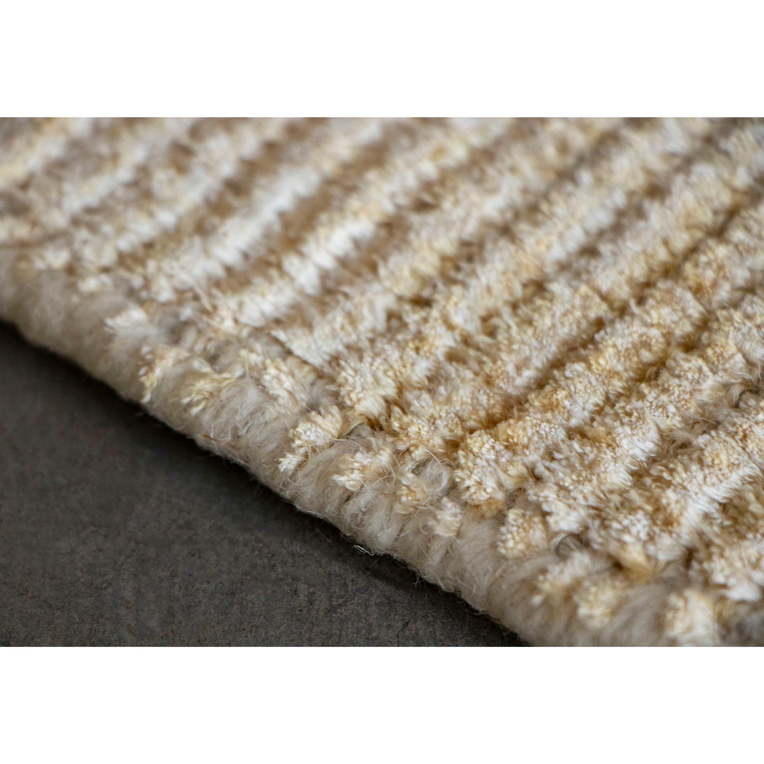 Wool Tappeto contemporaneo design italiano giallo degradè by Deanna Comellini ø 250cm For Sale