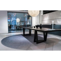 Tappeto Contemporaneo Design Performante Rotondo Blu by Deanna Comellini ø 400cm