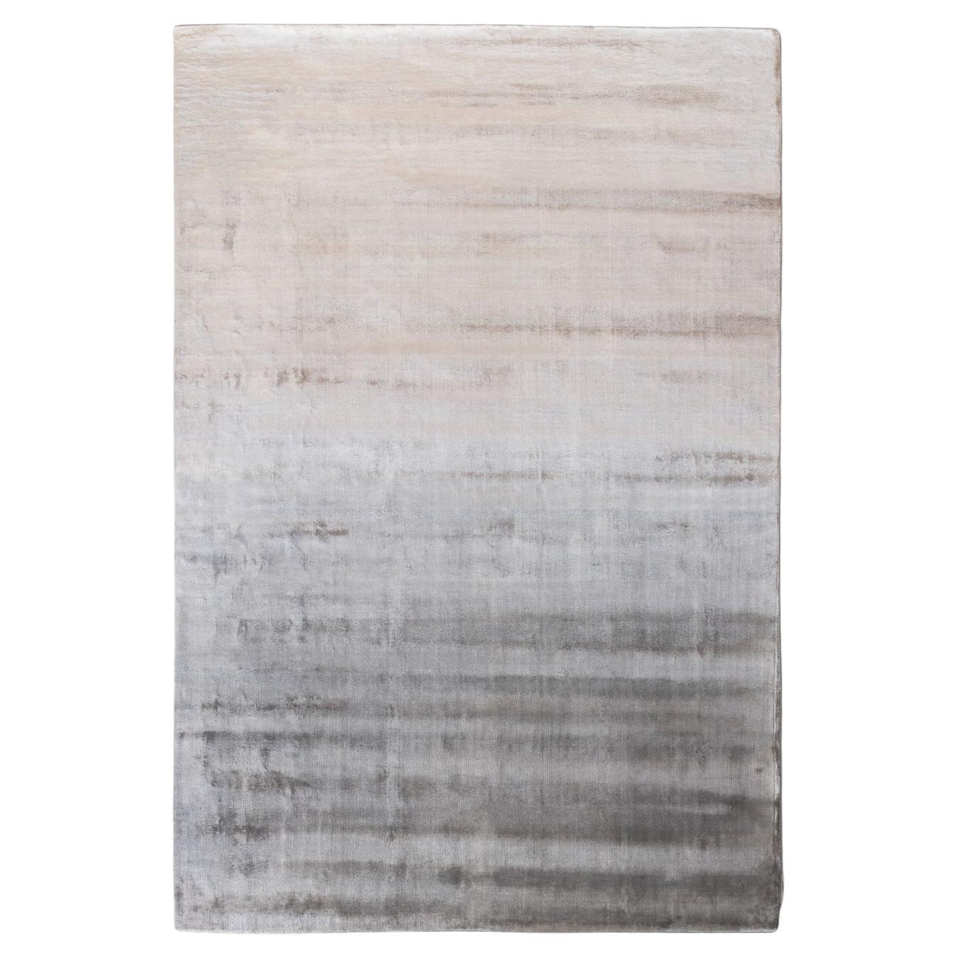 Tappeto contemporaneo design sfumato rosa platino by Deanna Comellini 200x300cm