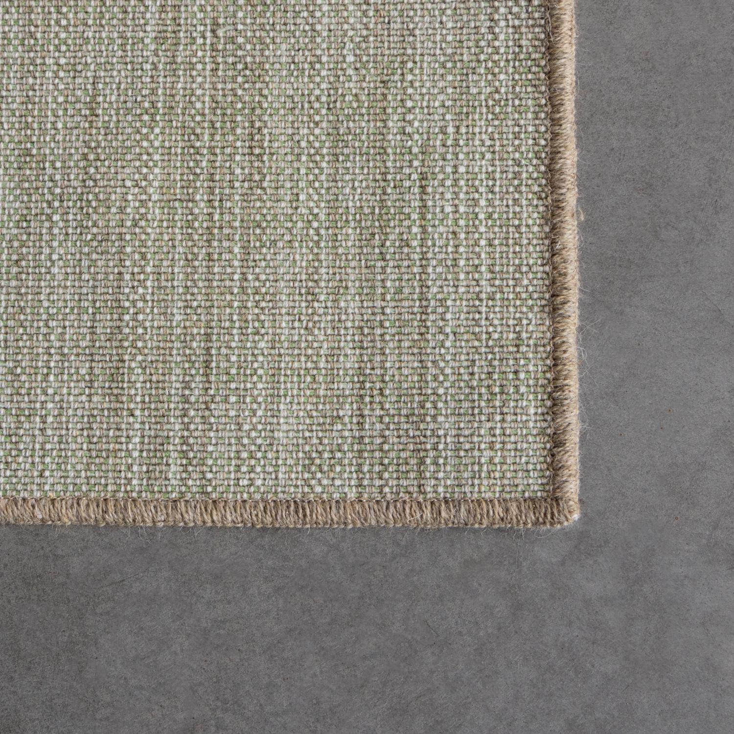 Indian Tappeto Contemporaneo Righe Melange Beige Lana by Deanna Comellini 250x350 cm For Sale