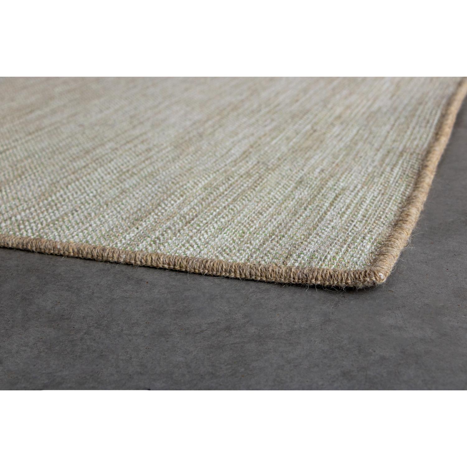 Woven Tappeto Contemporaneo Righe Melange Beige Lana by Deanna Comellini 250x350 cm For Sale