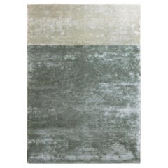 Tappeto contemproaneo tencel sostenibile verde by Deanna Comellini 200×300cm
