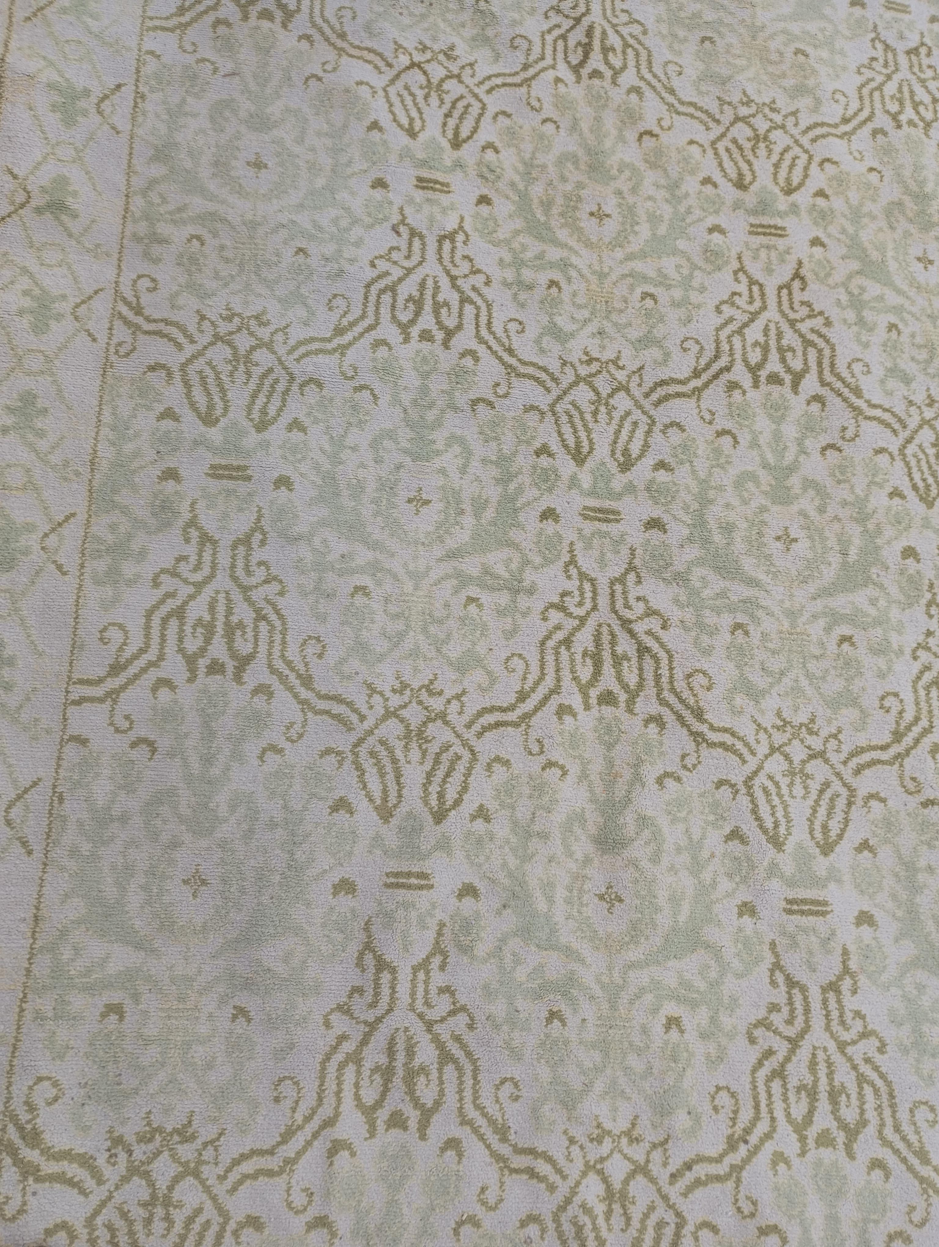 Tapis de Cuenca noué à la main, dimensions inhabituelles 555 x 180 cm. Bon état - En vente à Firenze, FI