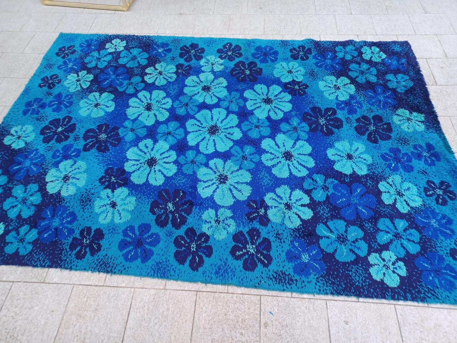 Danish wool rug from the 1970s For Sale 7