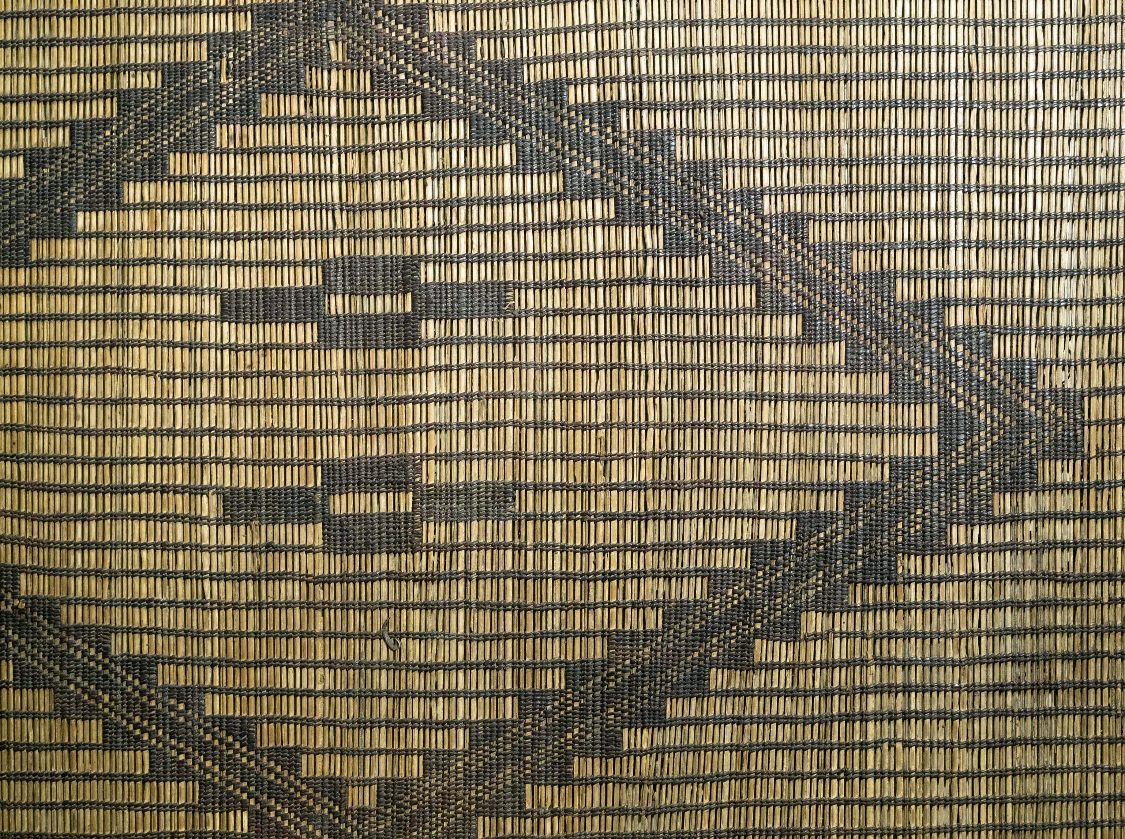 Mauretanischer Teppich, Vintage, 20. Jahrhundert, Holz und Leder, Kelim, Vorrätig (Sub-Saharan African) im Angebot