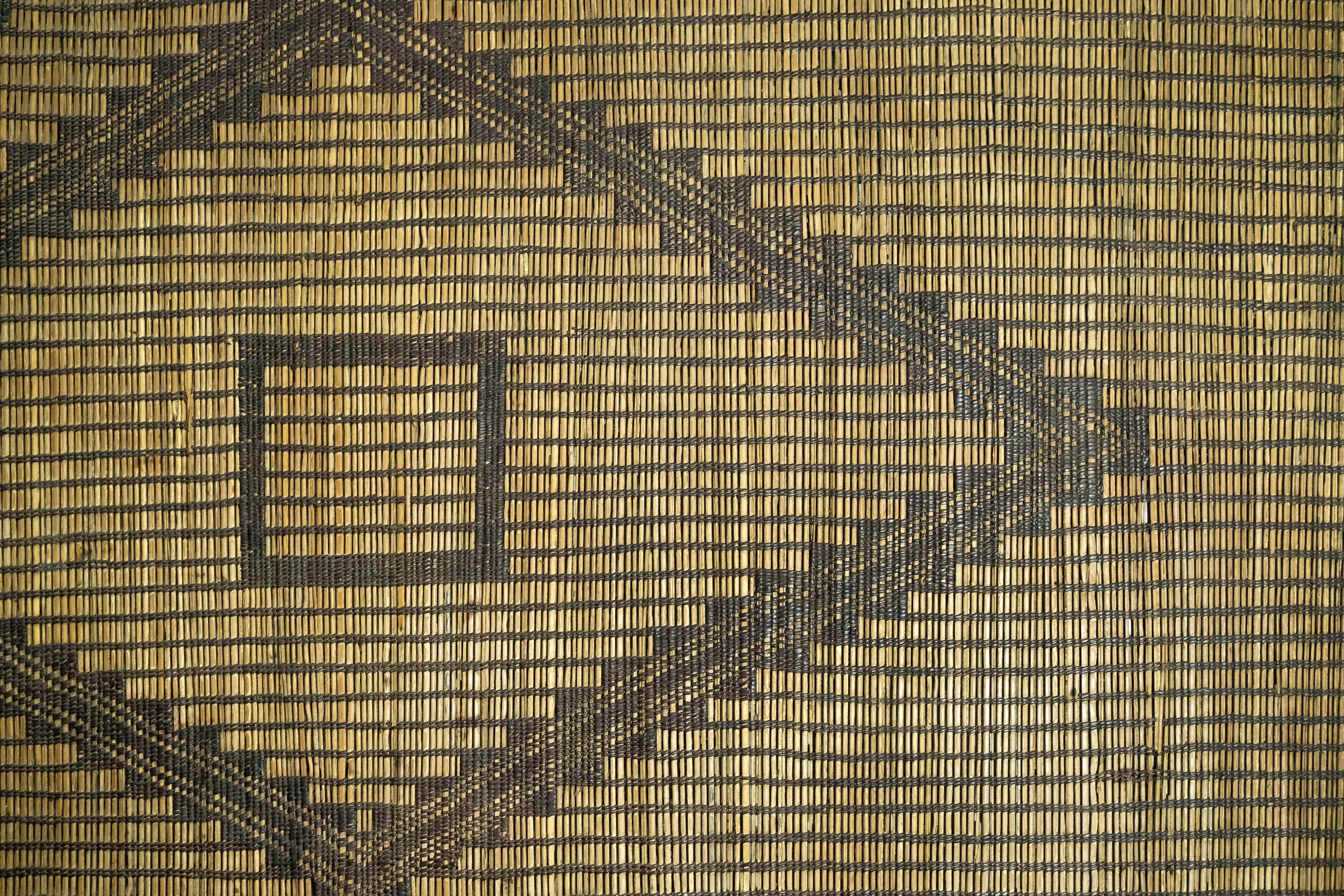 Mauretanischer Teppich, Vintage, 20. Jahrhundert, Holz und Leder, Kelim, Vorrätig (Sonstiges) im Angebot