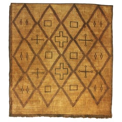 Rug of Mauritania, Vintage, 20th Century, Wood and Leather, Kilim, In Stock