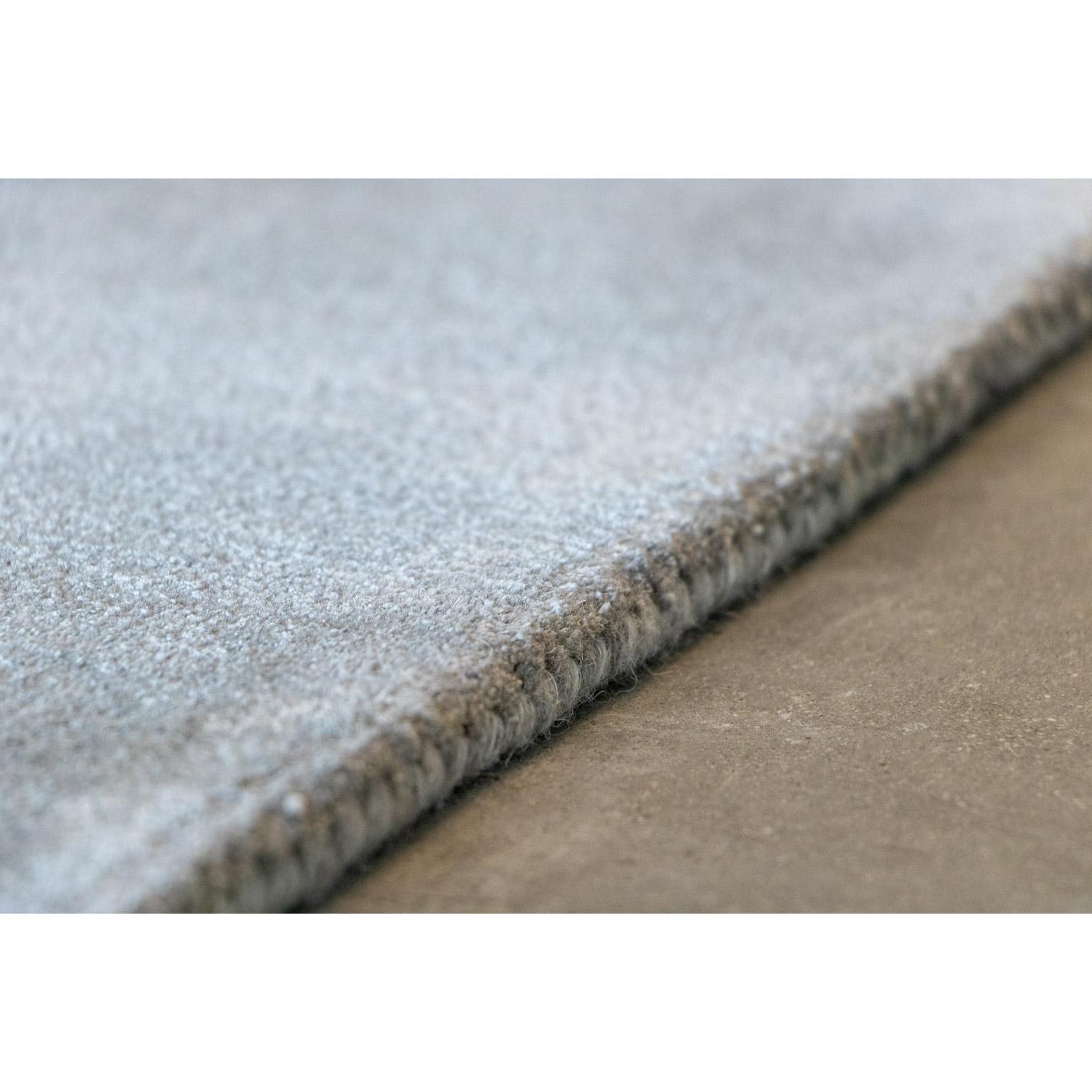 Indiano Tappeto design grigio bordo obliquo di Deanna Comellini in Stock 340x490cm in vendita