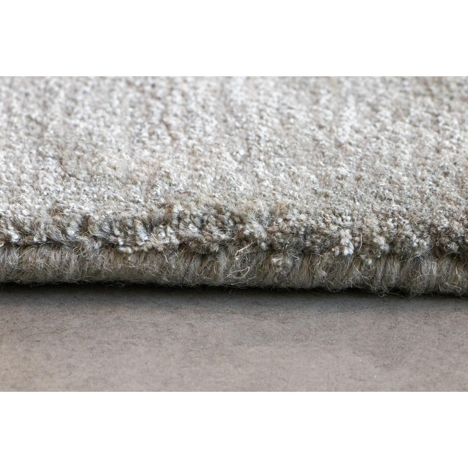 Tessuto a mano Tappeto design grigio bordo obliquo di Deanna Comellini in Stock 340x490cm in vendita
