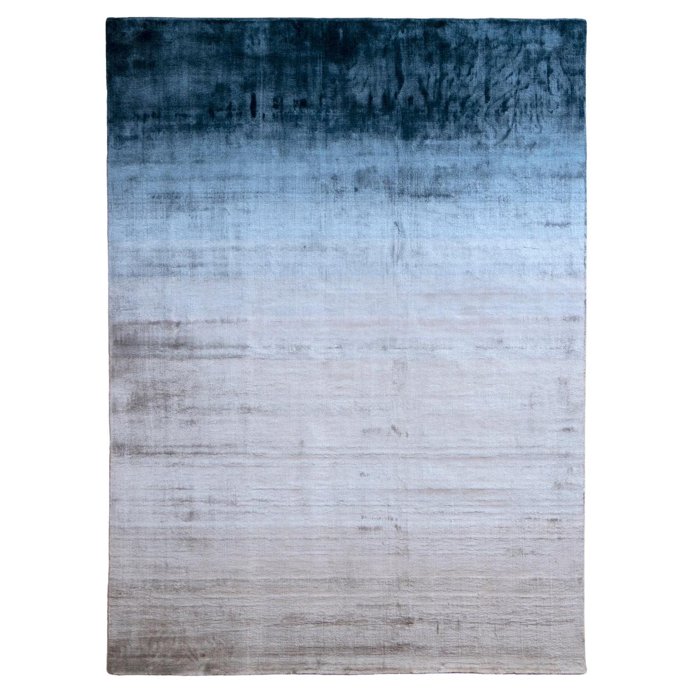 Design Tappeto In-Canto Acquerello Blu Grigio de Deanna Comellini 250 x 350 cm