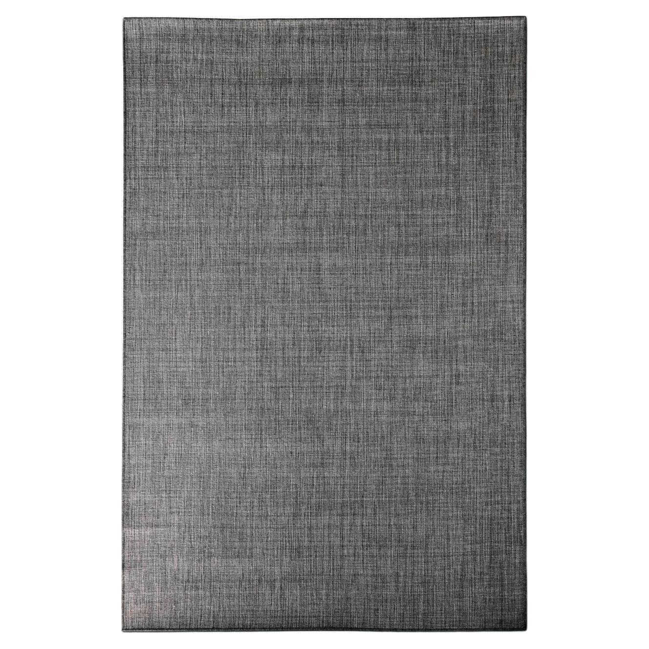 Tappeto diseño en lana melange nero resistente de Deanna Comellini 250x350cm