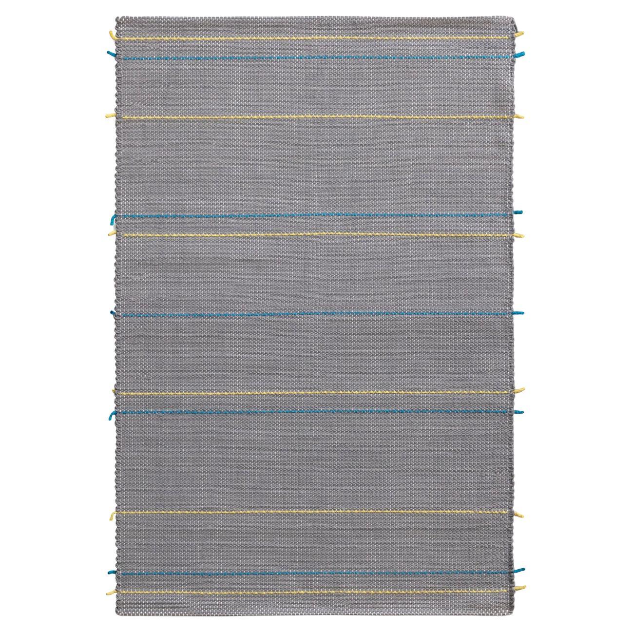 Tappeto Design Italiano Alto Artigianato Grigio de Deanna Comelllini 120x180 cm en venta