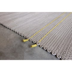 Tappeto Design italiano alto artigianato grigio by Deanna Comelllini 170x240 cm