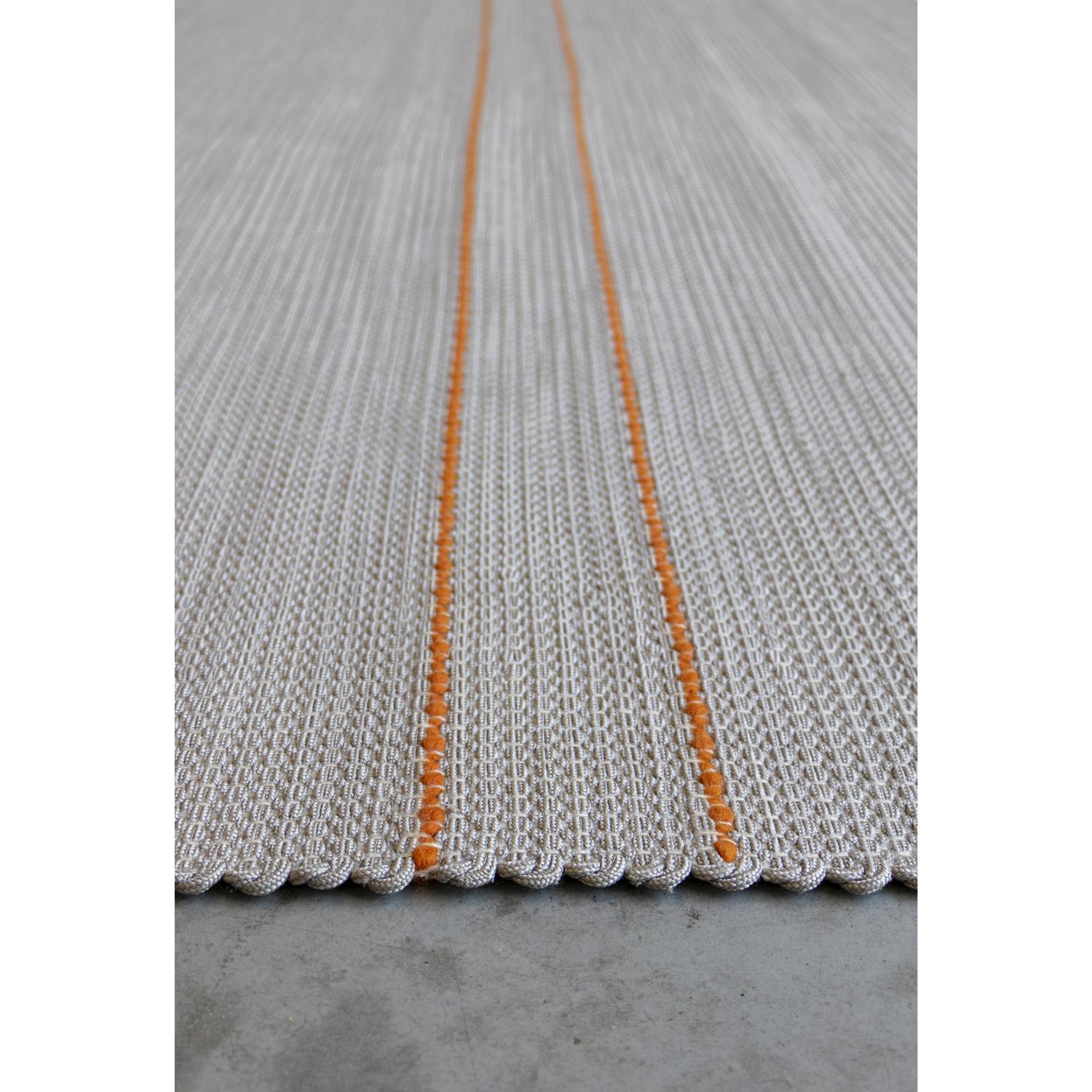 Hand-Woven Tappeto Design Italiano Alto Artigianato Grigio by Deanna Comelllini 300x330 cm For Sale