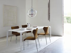 Tappeto Design Italiano Bianco Lana Righe by Deanna Comellini In Stock 170x240cm