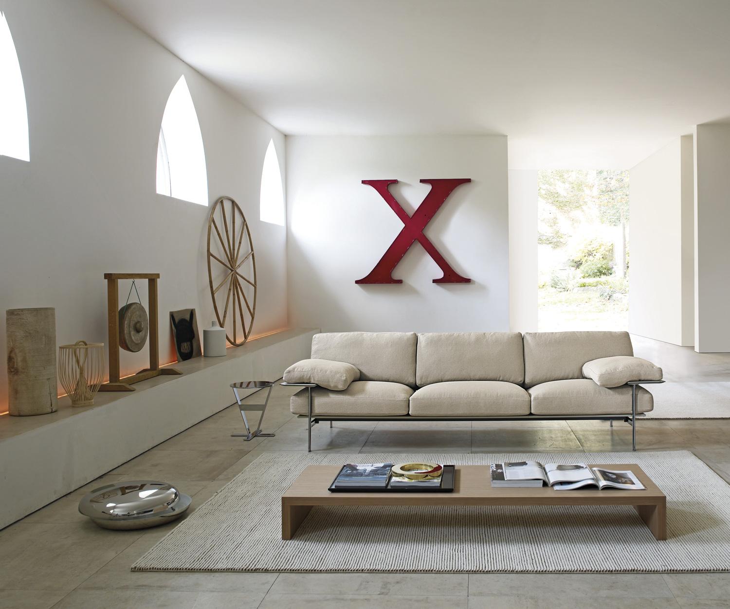 Indian Tappeto Design Italiano Bianco Lana Righe by Deanna Comellini In Stock 170x240cm For Sale