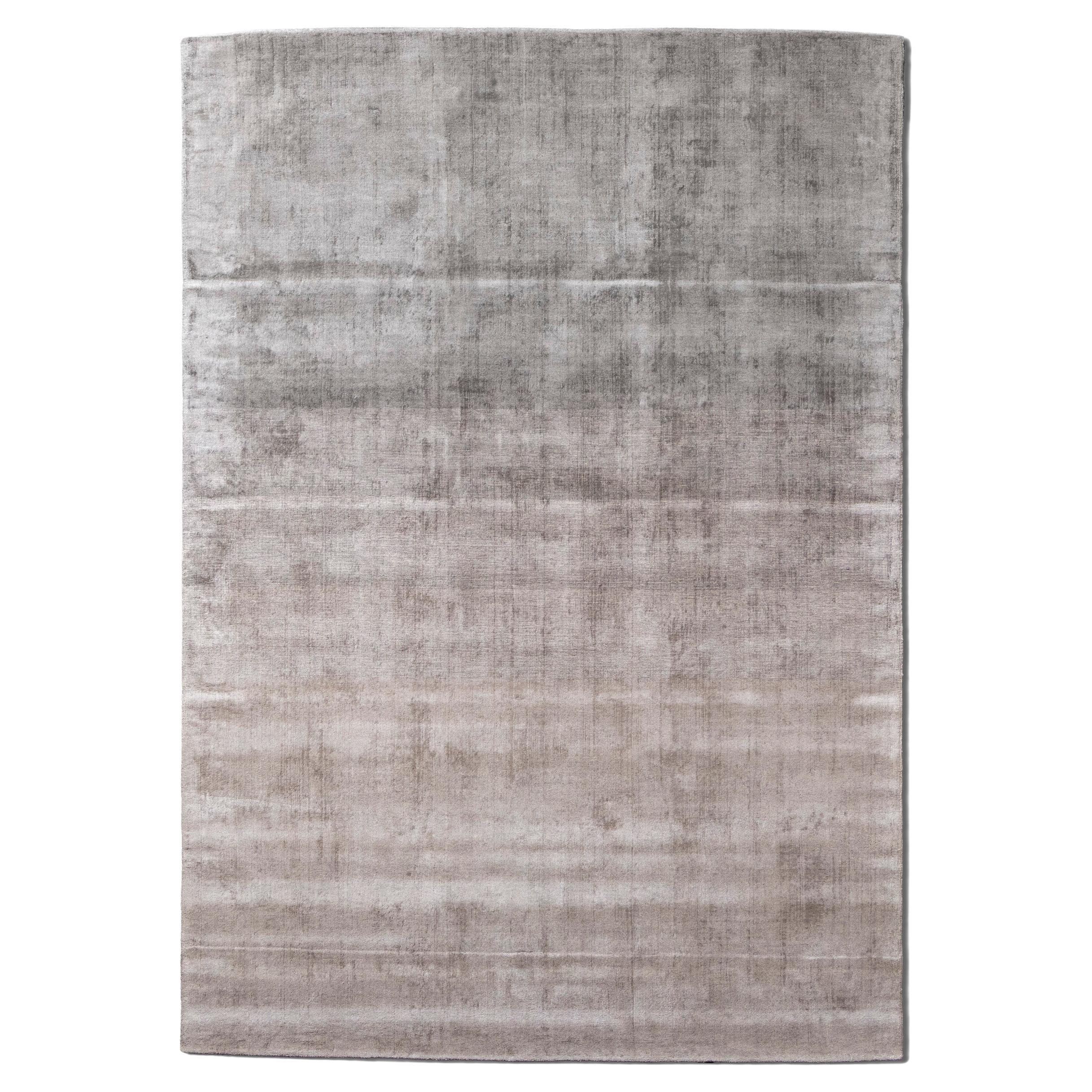 Tappeto design italiano ecru rosa tessuto a mano by Deanna Comellini 250x350cm