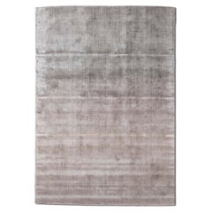 Tappeto design italiano ecru rosa tessuto a mano by Deanna Comellini 250x350cm