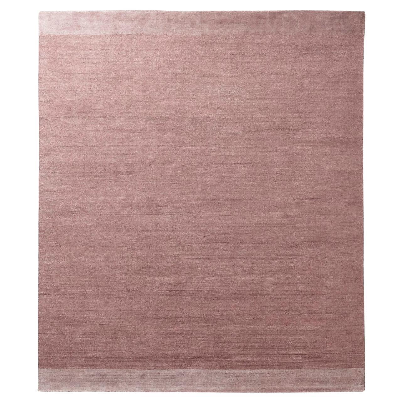 Tappeto Design Italiano Fibre Naturali Lino Rosa by Deanna Comellini 300x350 cm