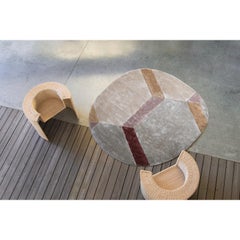 Tappeto Design Italiano Forma Organica beige par Deanna Comellini 250 x260 cm