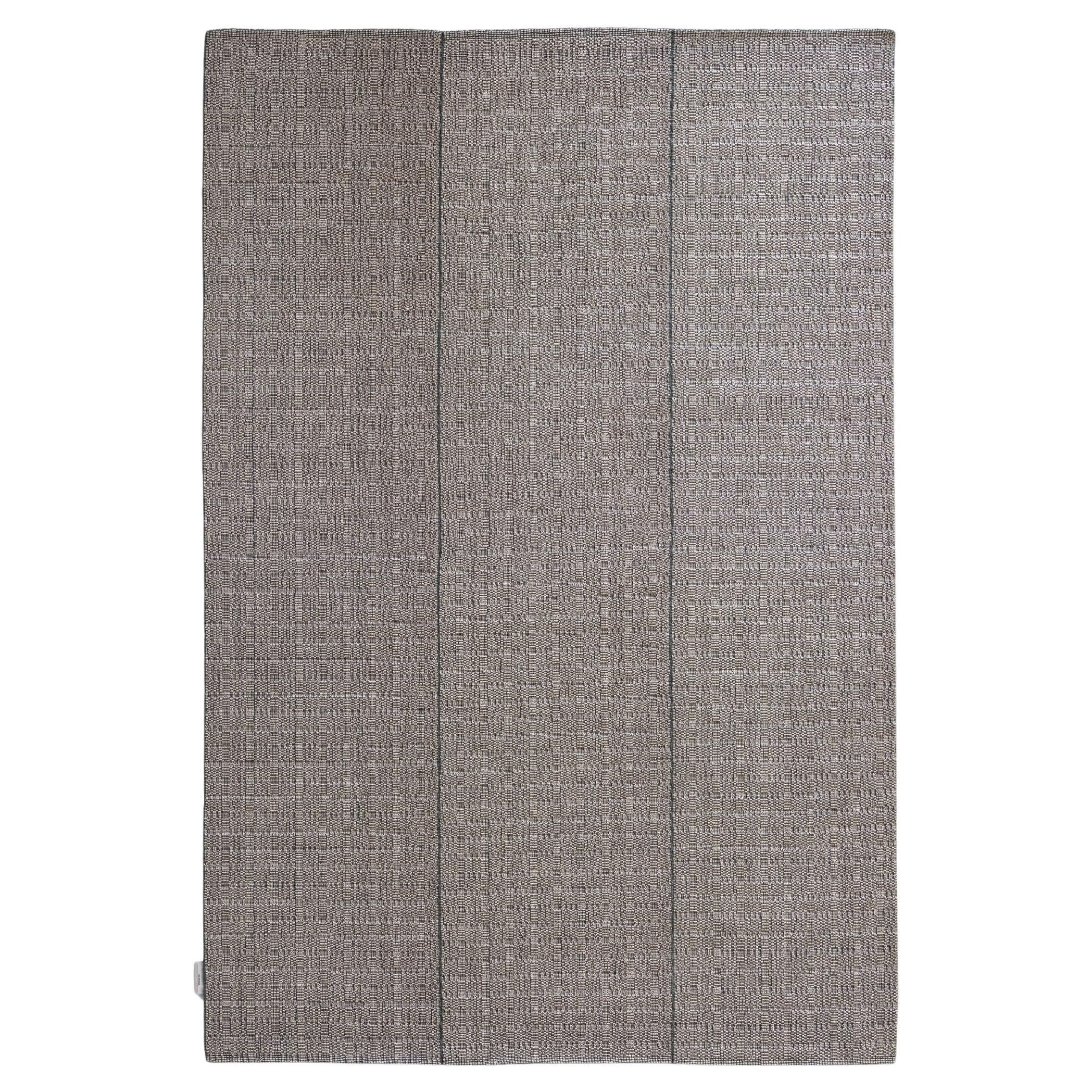 Tappeto design italiano grigio e verde di Deanna Comellini in Stock 200x300cm