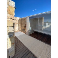 Tappeto Design Italiano per Outdoor Grigio Sabbia by Deanna Comellini 200x300 cm