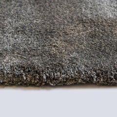 Tappeto design italiano tencel eco grigio degradè by Deanna Comellini ø 250 cm
