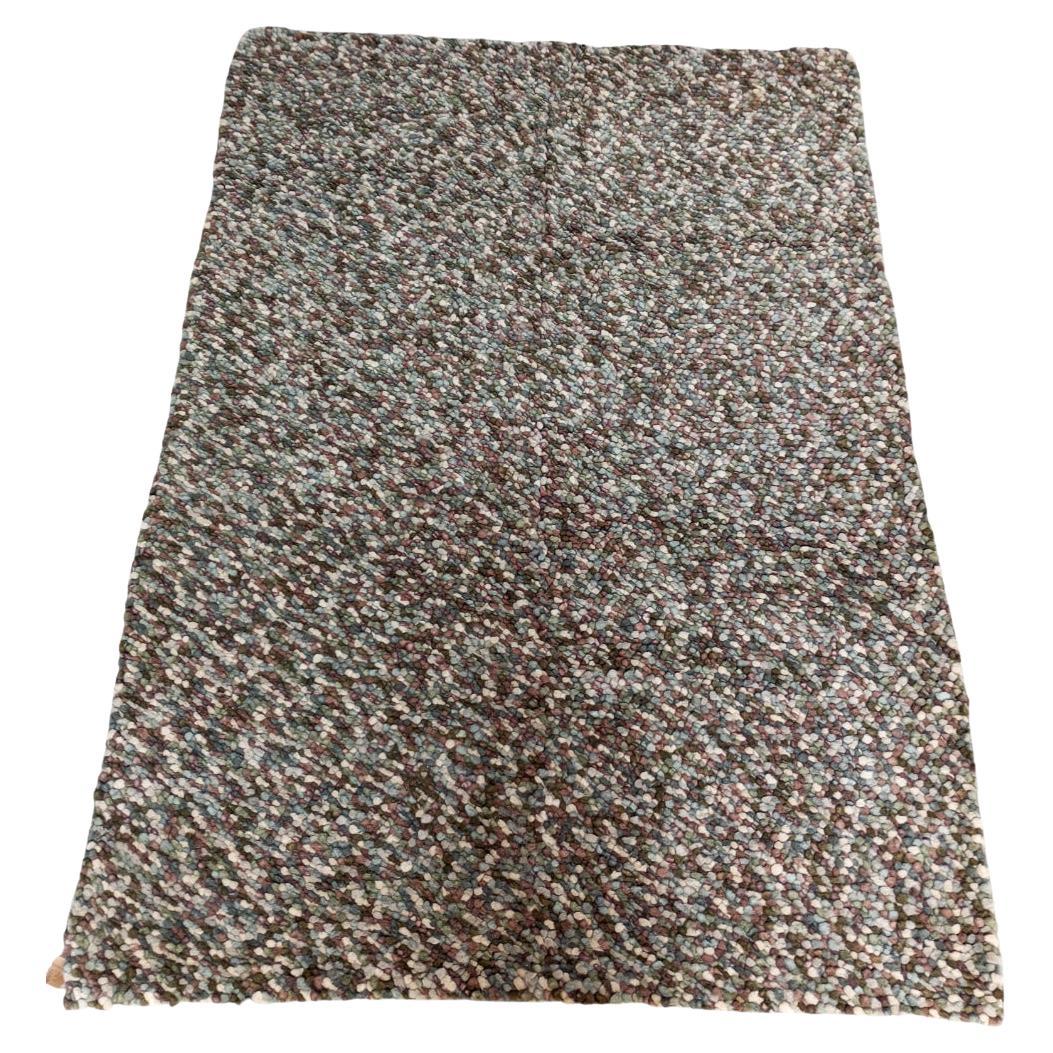 Tapis en laine noué à la main dans les années 1980, conçu par Lano Carpet Belgium